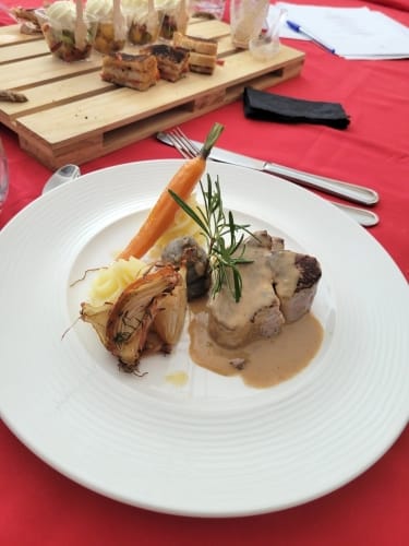 Pavé de veau à la crème